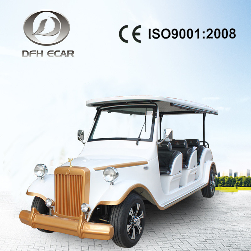 8 Seaters Low Speed Electric Golf Cart Classic Van