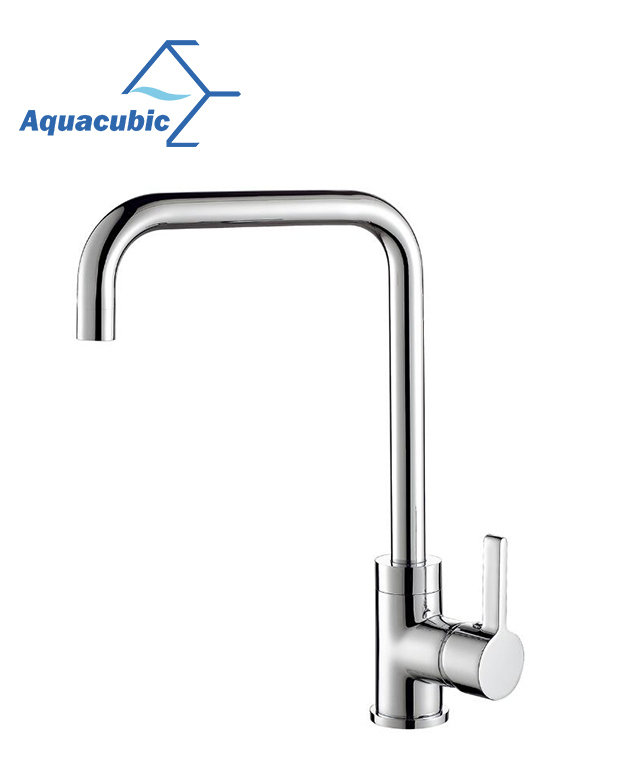 Hot and Cold Single Handle Brass Modern Kitchen Mixer (AF3024-5)