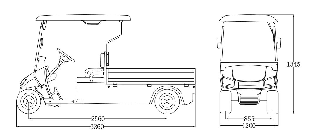 Mini Van / Hot Sale Electric Cargo Truck 0.5t