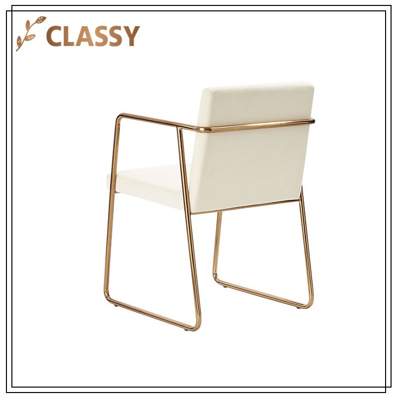 Modern Design White Velvet Dining Room Dining Chair