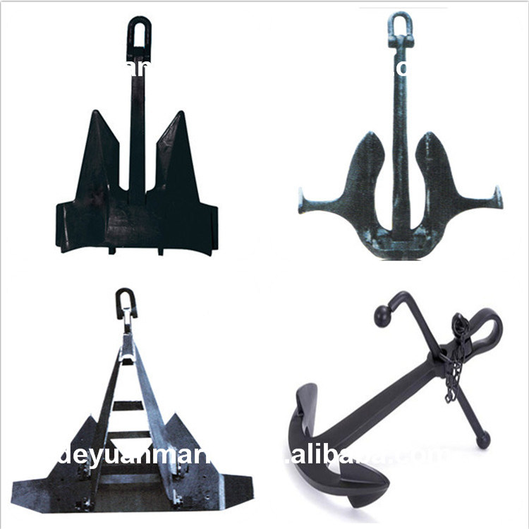 Ship Anchors Hot-DIP Galvanized or Black Painted with Competitive Prices