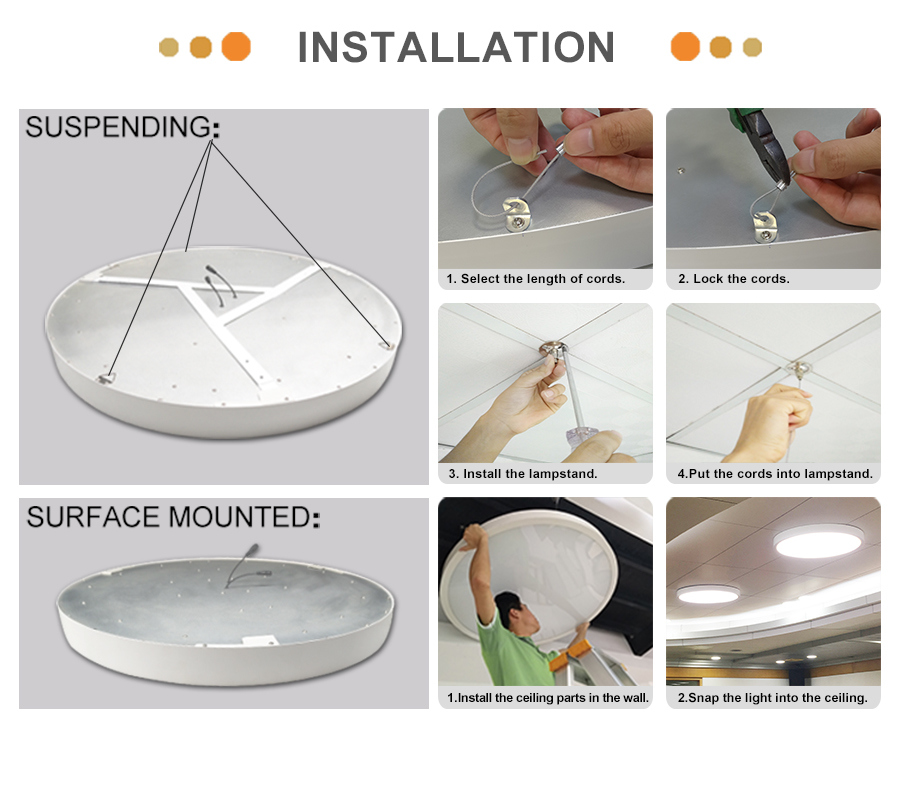 Good Price New SMD2017 Round Ceiling Lamp 36W LED Panel Light Dia 600 mm 60 Cm