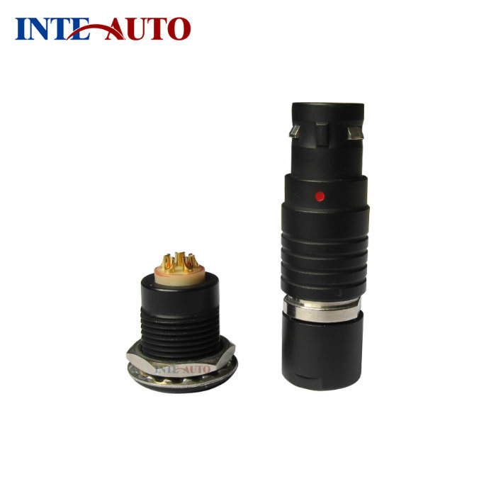 7 Pins M12 Metal Push Pull Circular Connector for Hardness Testing