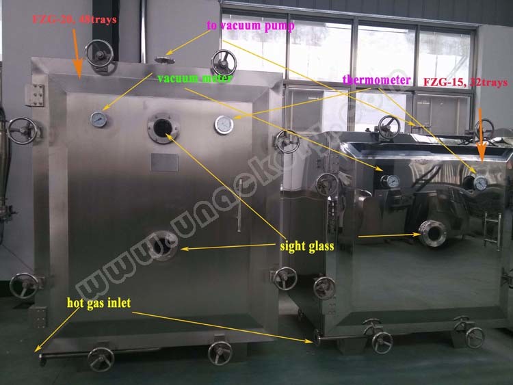 Square Vacuum Tray Dryer/ Vauum Drying Machine for Sale