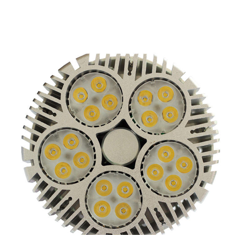 50W PAR38 LED Lamp with E27 Base >85lm/W White Body Aluminum Radiator Osram Chip
