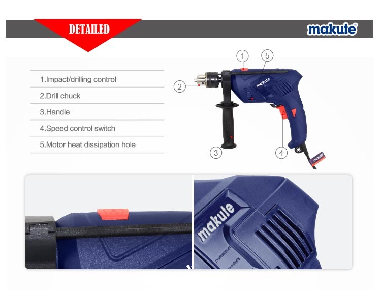 Good Quality Heavy Duty Impact Drill Power Tool (ID001)