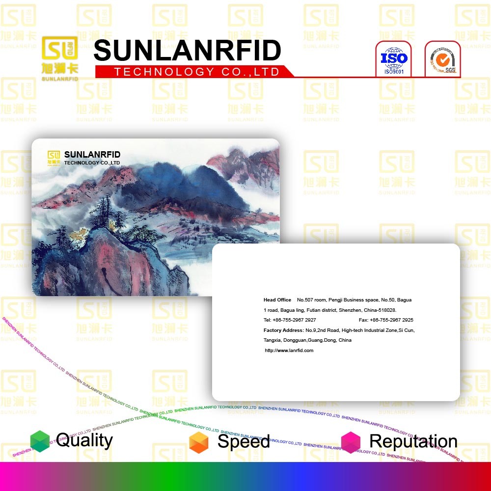 Sunlanrfid Irregular Shape Nfc Epoxy Smart Card
