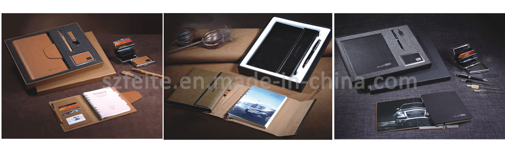 Promotional Office Stationery Notebook Gift Set with Pen