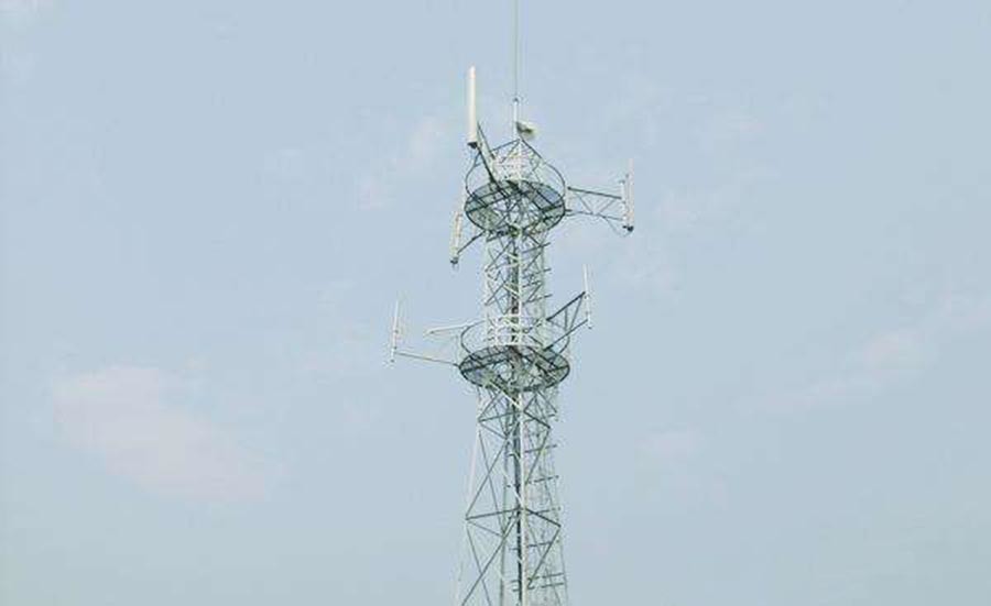 Galvanized Medium-Wave Telecom Telecom Monopole Tower with High Quality