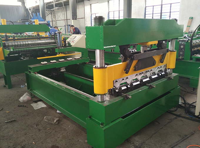 Metal Trapezoidal Type Roof Curving Machine for Roll Forming Machine