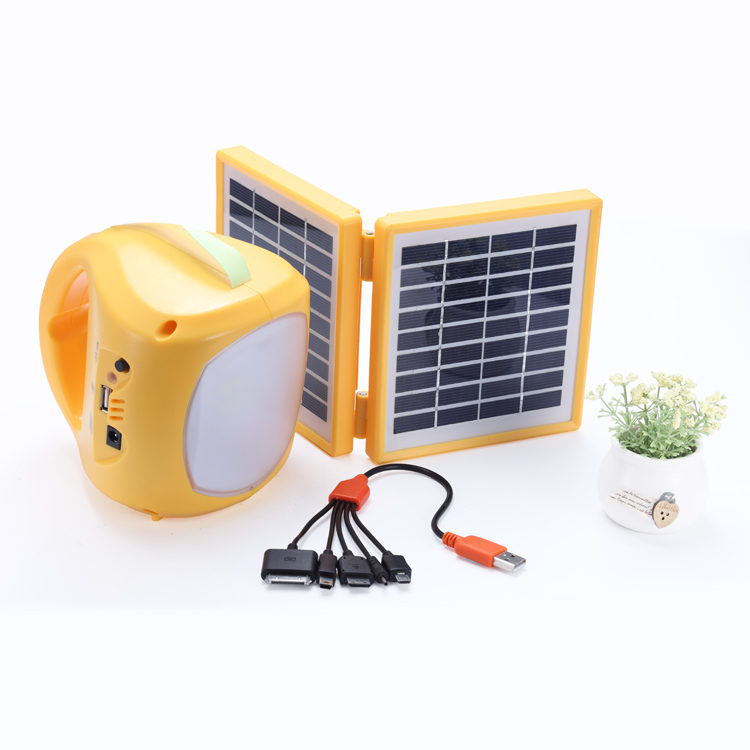 Factory Original Solar Power LED Reading Lamp Hand Camping Lantern Table Desk Light