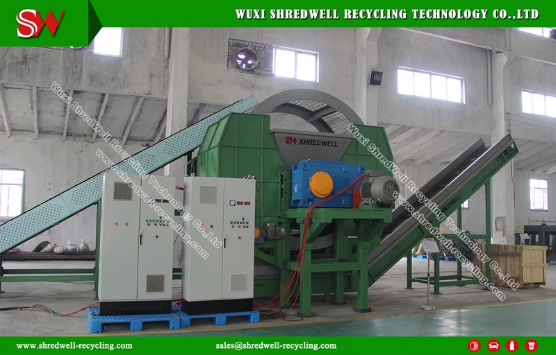 Double Shaft Crusher for Recycling Wood/Tire/Metal