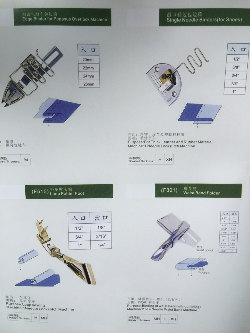 High Quality of Sewing Machine Part for Folder Binder (A10)