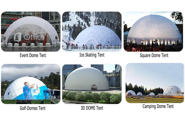 Clear Geodesic Camping Dome Hotel Tent for Resort