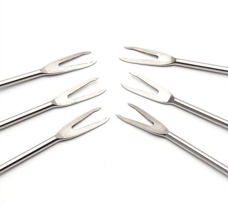 Stainless Steel Fruit Fork Cheese Fork and Dessert Forks