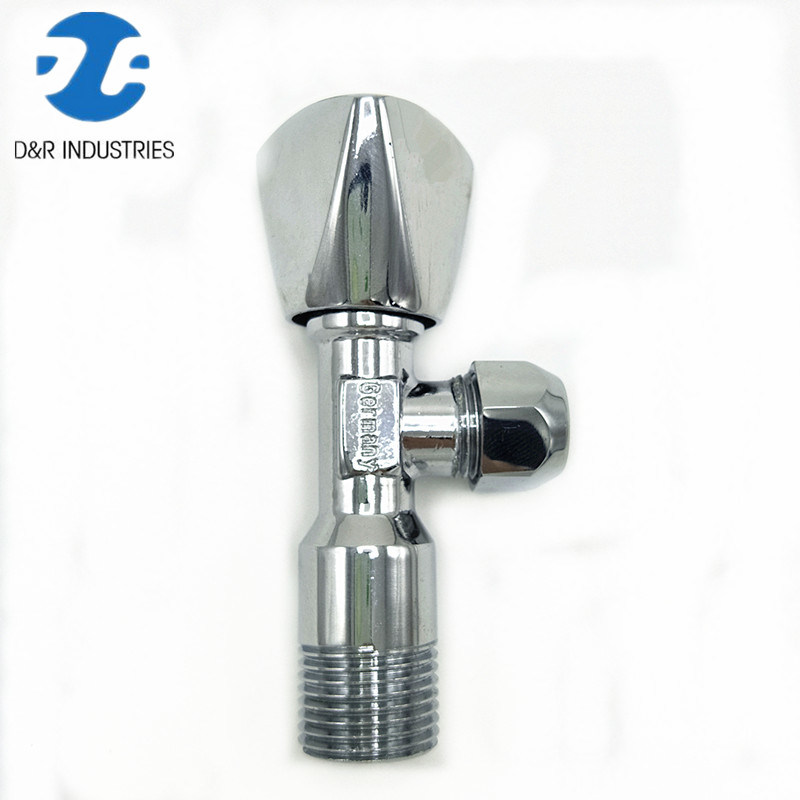 Germany Style Brass Chrome Plated Bathroom Angle Valve