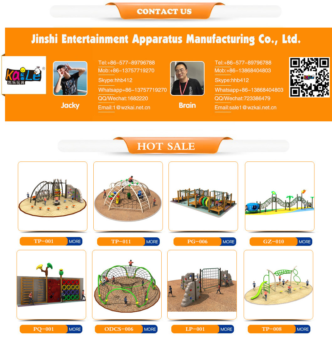 China Manufacturer Indoor Playground Outdoor Climbing Net Structure for Preschools