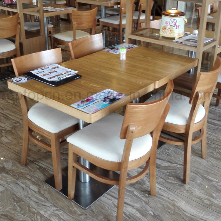 Commercial Restaurant Table and Chair Wooden Dining Furniture (SP-CS337)