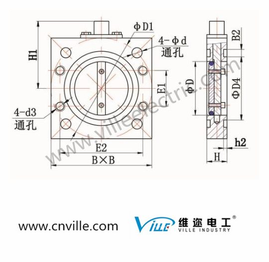 Bdz Vacuum Valve Connected Relay Type Butterfly Valve/Transformer Valve