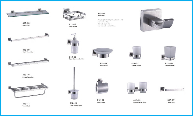 304 Stainless Steel Bathroom Accessories Sanitary Ware