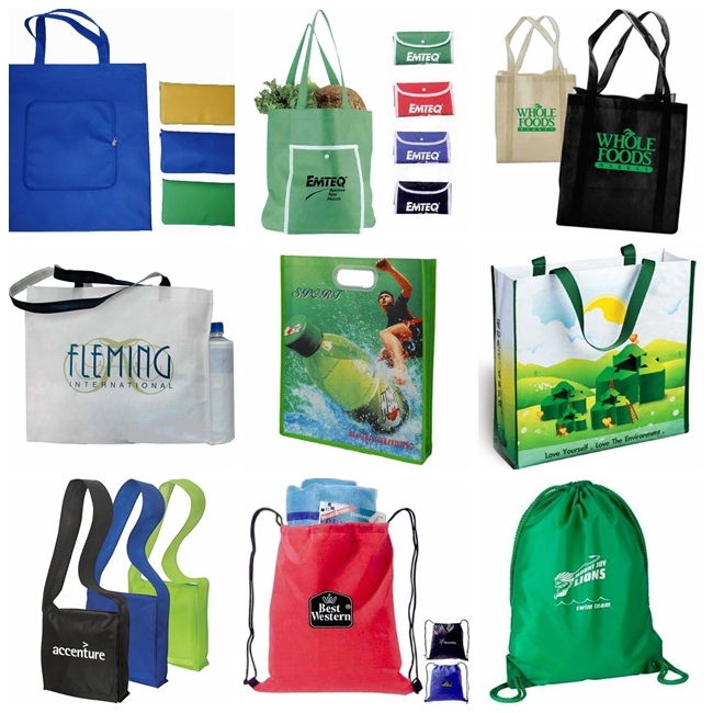 Promotional Cheap Customized Foldable Laminated Eco Fabric Tote Non-Woven Bag