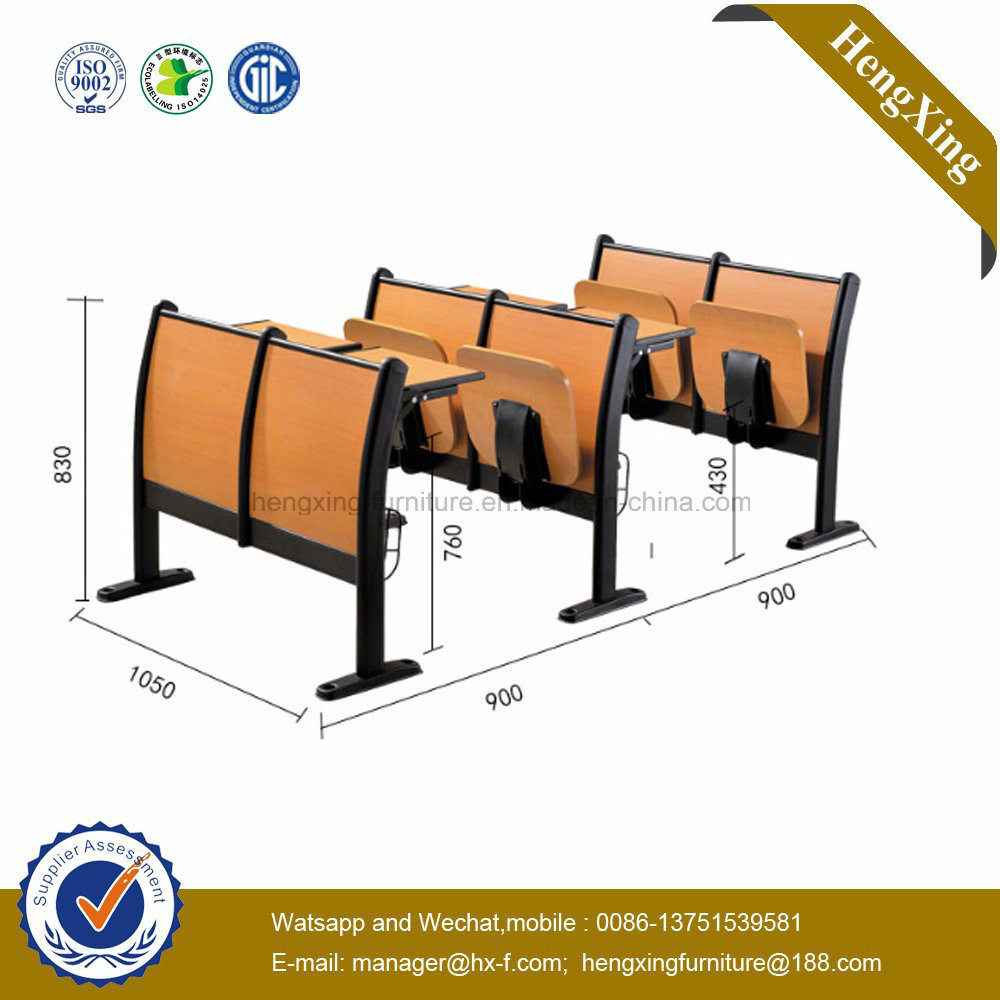 Folding School Desk and Chair Competitive Price School Furniture Student Chair (HX-5D208)