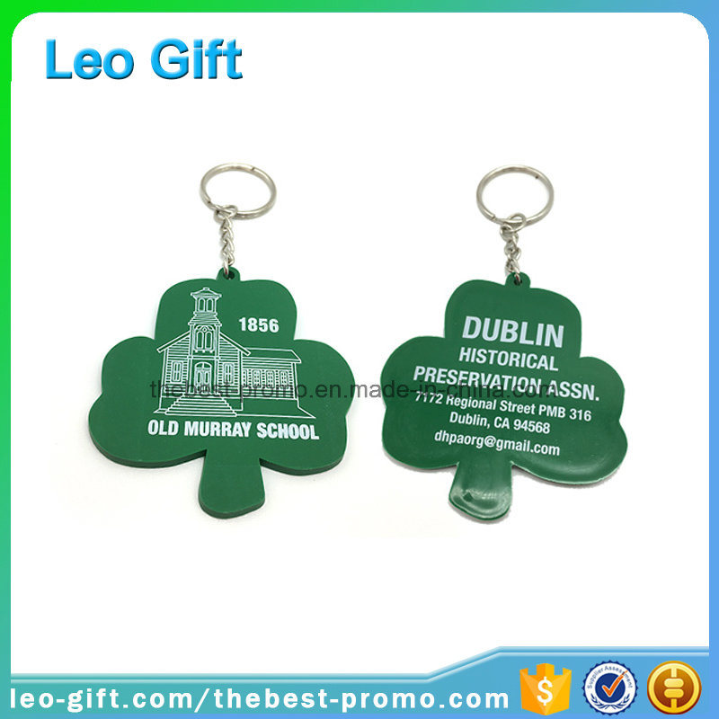 Low Cost Soft PVC Rubber Keychain Silk Screen Printing