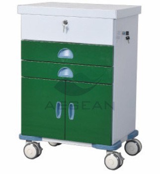 AG-GS004 Movable Multfunctional Medical Equipment Trolley with Wheels