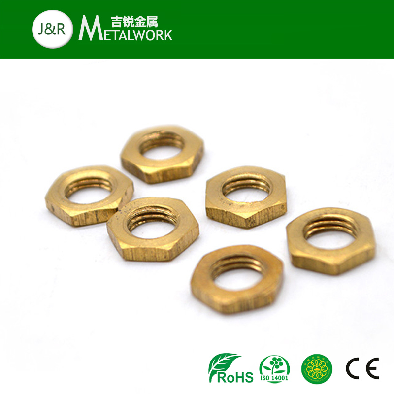 RoHS Brass / Alloy Copper Hexagon / Hexagonal Nut DIN934