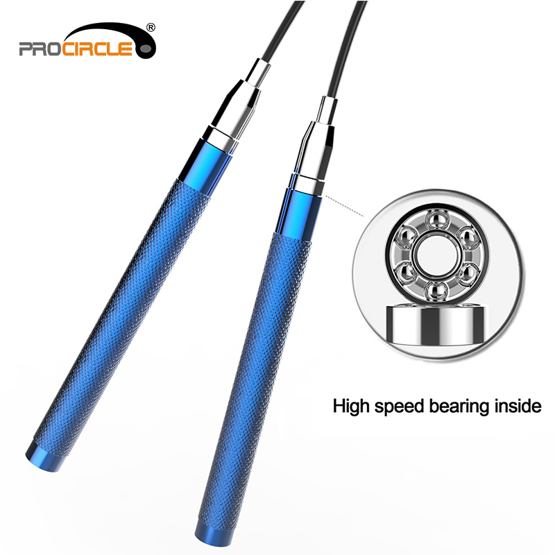 Procircle High Speed Self Locking Jump Rope Adjustable PVC Cable