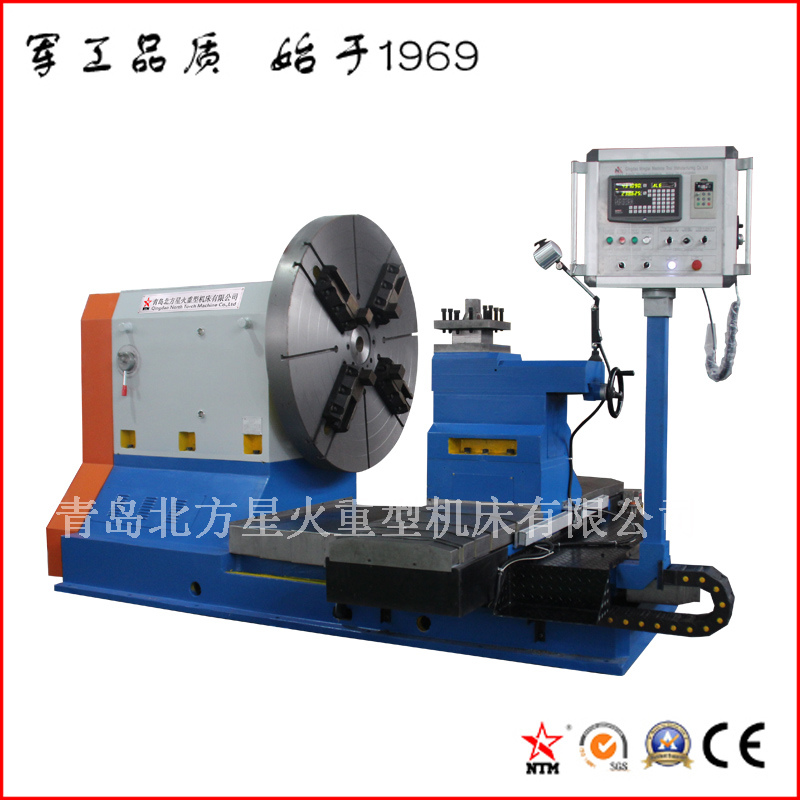 First Lathe Machine for Turning Wind Power Part (CK61160)