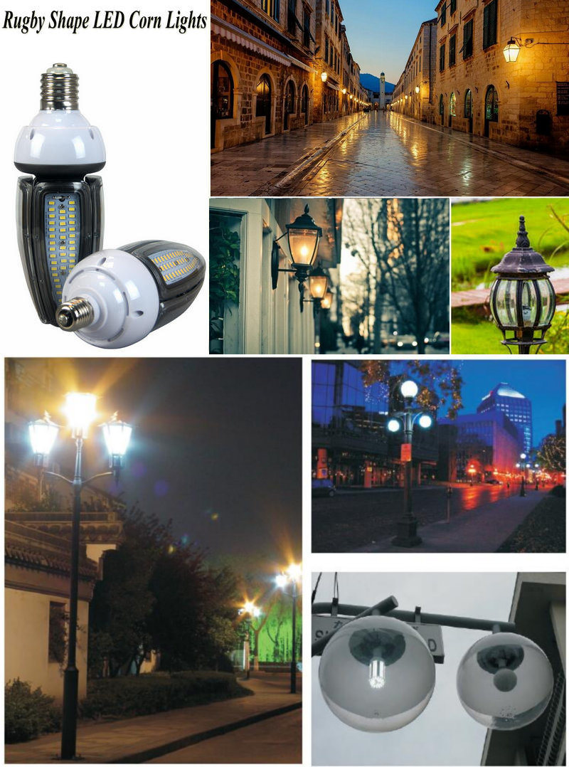 IP65 High Bay Street Garden Spotlight E40 E39 E26 E27 50W LED Corn Lamp