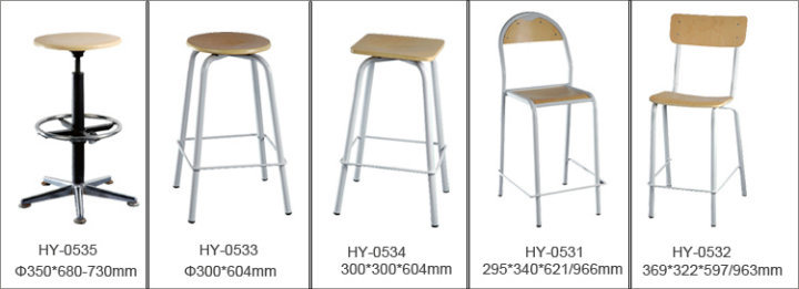 Wood School Lab Chairs of Classroom Furniture