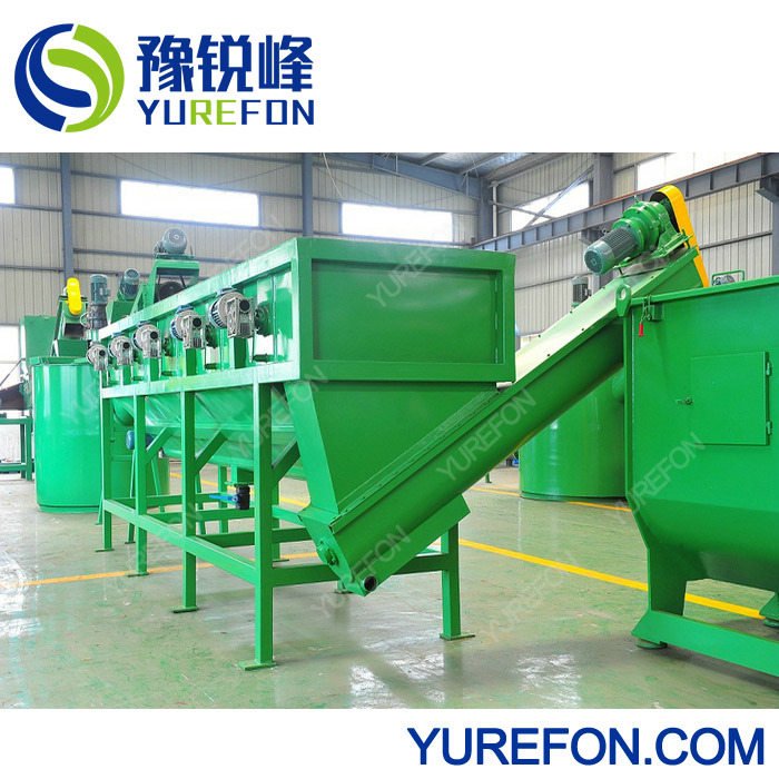 300kg/H, 500kg/H, 1000kg/H Auto Plastic PP HDPE LDPE PE Film Crushing Washing and Drying Machine