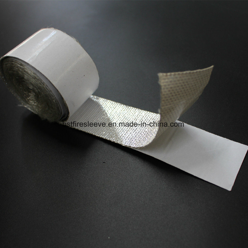 Aluminum Foil Laminated Fiberglass Tape with Silicone Adhesive Backing