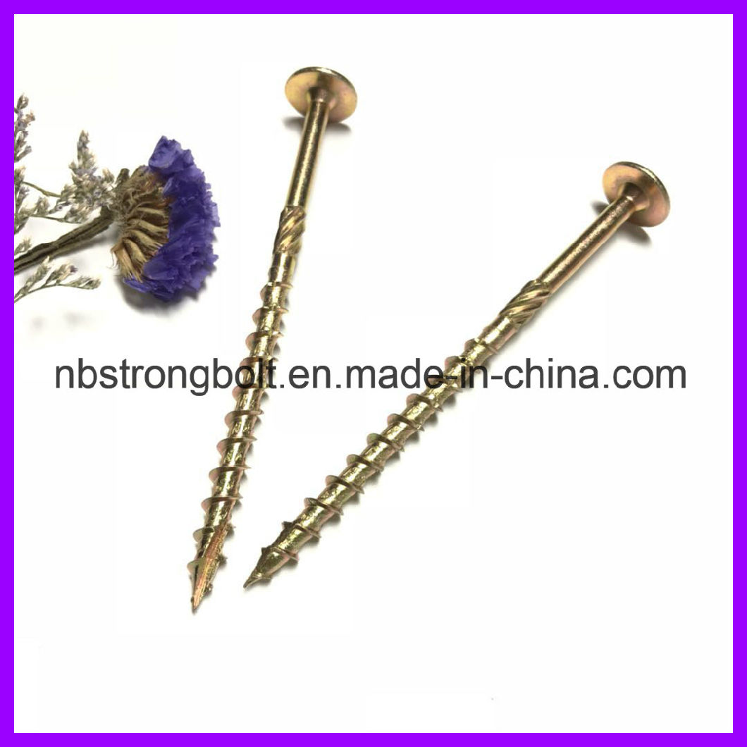 Construction Screw for Wood with Torx Wafer Head