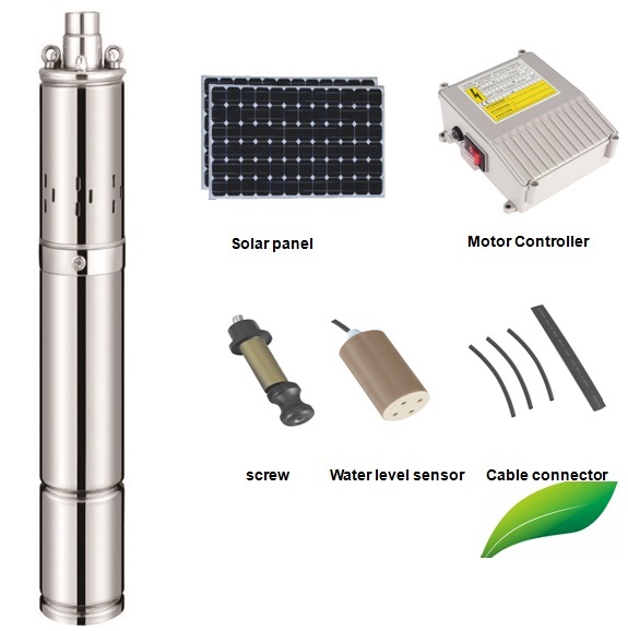 Salor Powered Deep Well Submersible Water Pump