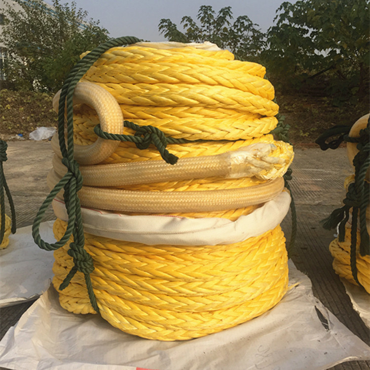 High Tensile 96mm 12 Strand UHMWPE Ropes