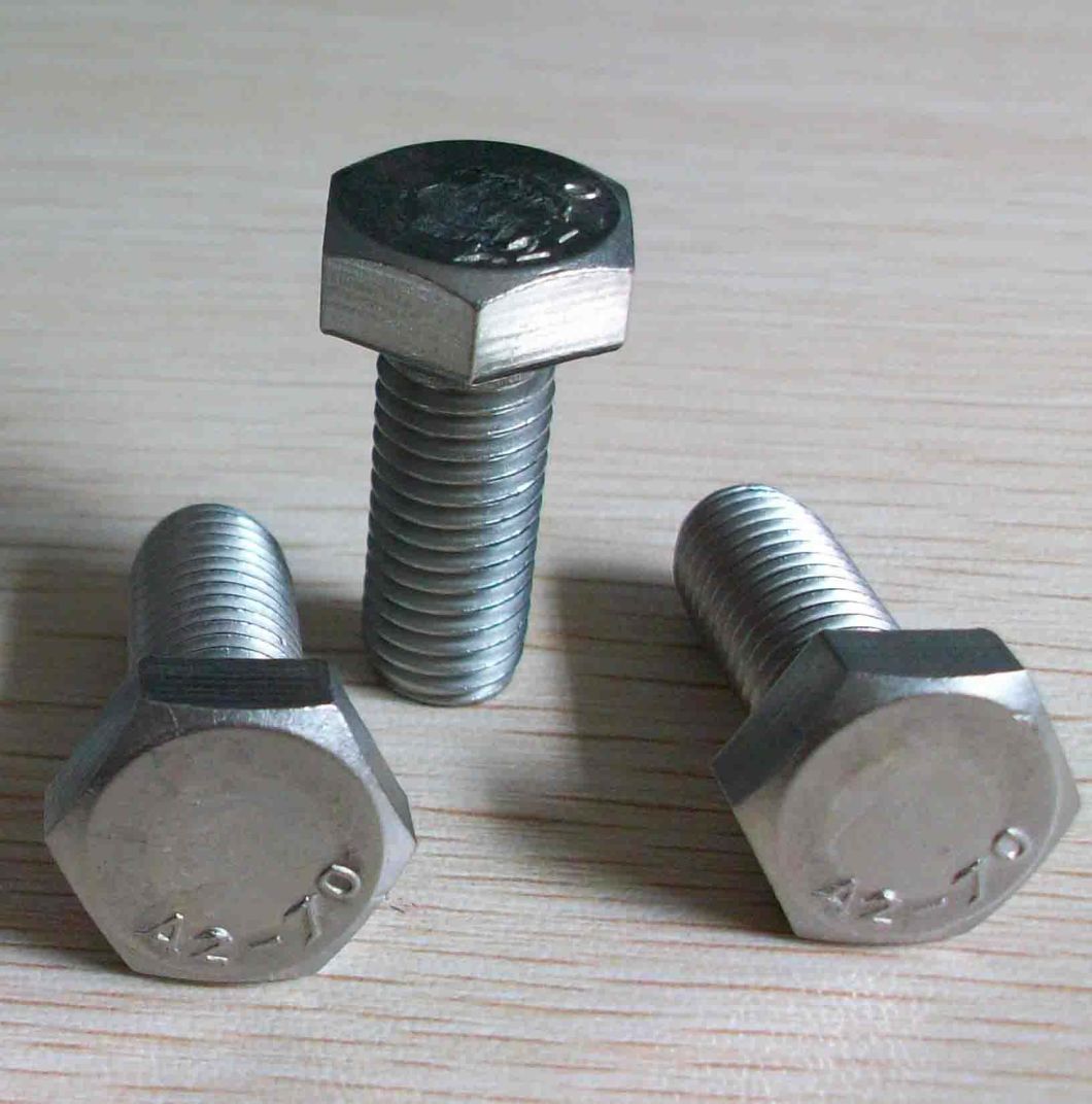 Zinc Plated Full Thread Hex Cap Bolt and Nut DIN933