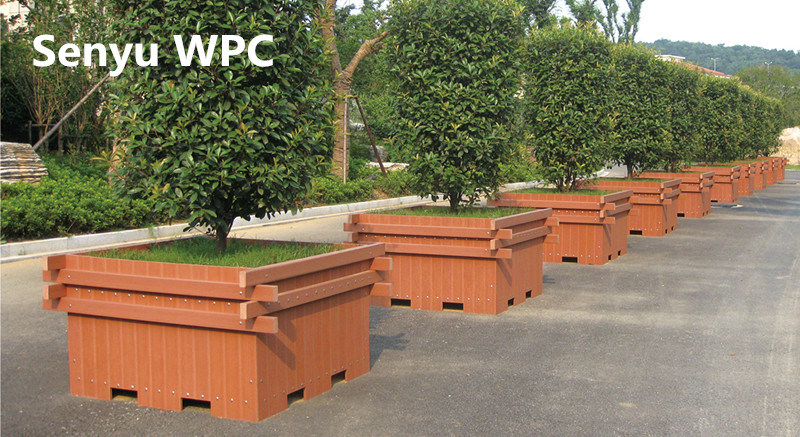 Environmentally Friendly WPC Outdoor Flower Pot