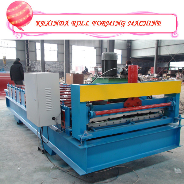 Iron Sheet Roll Forming Line Corrugated Metal Roof Tile Making Machine