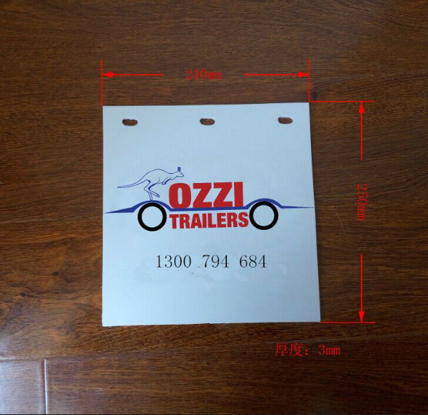 Customized Truck/Trailer Rubber Mud Flap with Logo