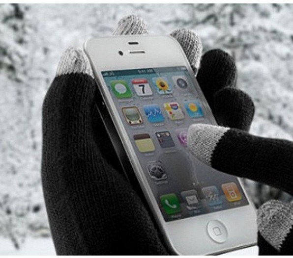 Warm Colors Knitted Touch Screen Gloves