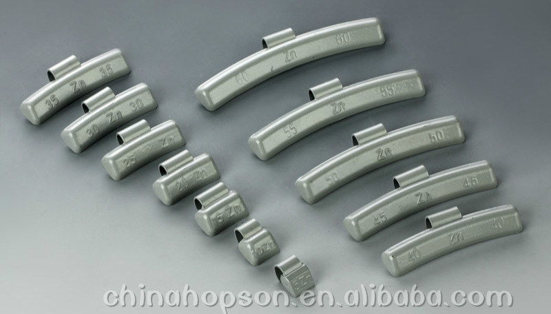 Zinc/Zn Clip-on Wheel Balance Weights Z301