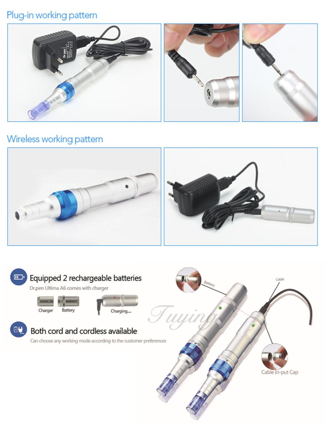 Microneedling Derma Pen Rechargeable Dr. Pen