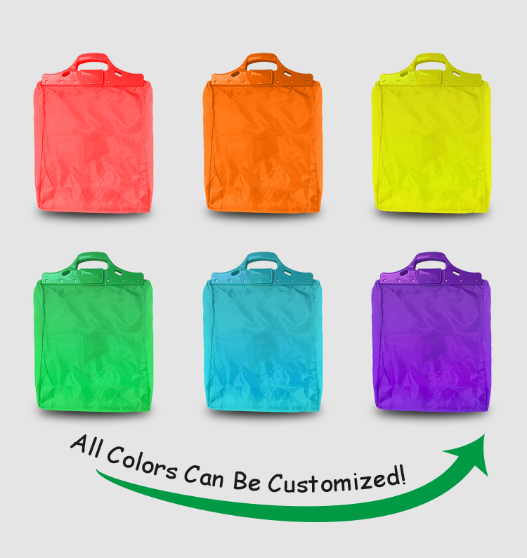 Folding Colorful Non Woven Shopping Cart Bag
