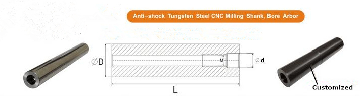 Carbide Cylindrical Shank Boring Rods for Cutting Tool
