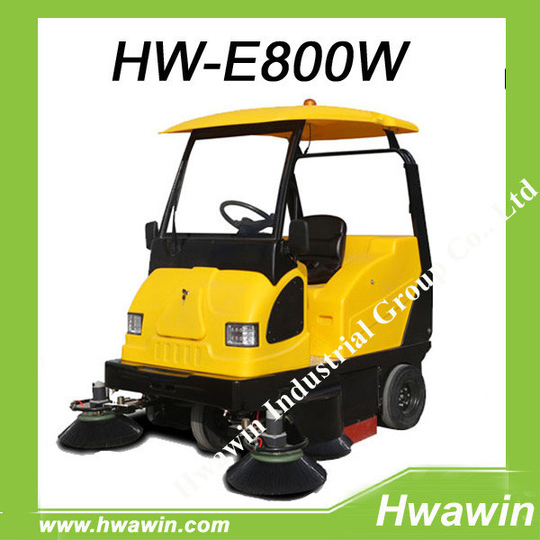 Road Cleaning Sweeper with Golf Car Roof and Front Windshield