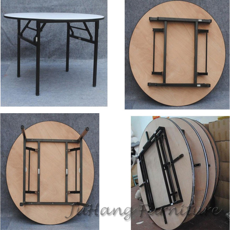 Folding Round Wedding Restaurant Hotel Banquet Table (HM-T1)