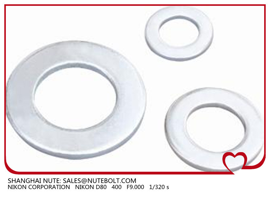 Flat Washer DIN125, DIN9021, DIN440 SAE, Uss, Stainless Steel A2 A4, and Spring Washer DIN127